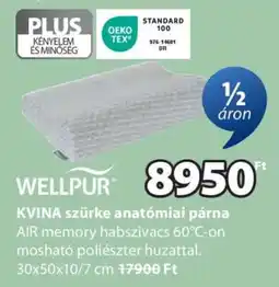 JYSK WELLPUR KVINA szürke anatómiai párna ajánlat