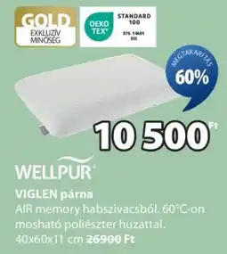 JYSK WELLPUR VIGLEN párna ajánlat