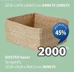 JYSK GUSTAV kosár ajánlat
