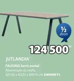 JYSK JUTLANDIA FAUSING kerti asztal ajánlat