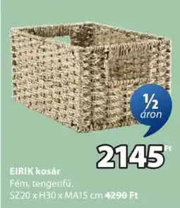 JYSK EIRIK kosár ajánlat