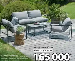 JYSK RISVEDEN KERTI ÜLŐGARNITÚRA ajánlat