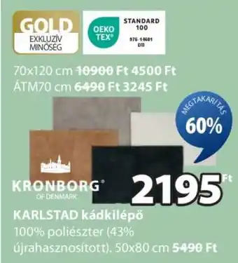 JYSK KARLSTAD kádkilépő ajánlat