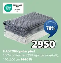 JYSK HAGTORN polár pléd ajánlat