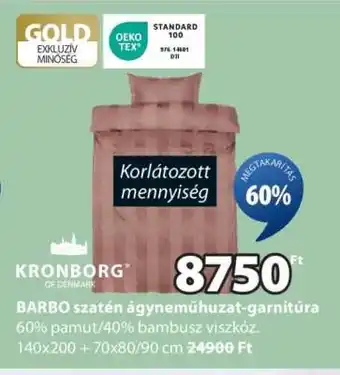 JYSK BARBO szatén ágyneműhuzat-garnitúra ajánlat