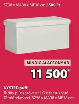 JYSK NYSTED puff ajánlat