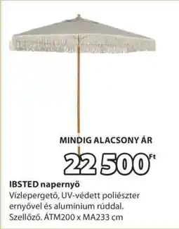 JYSK IBSTED napernyő ajánlat