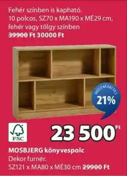 JYSK MOSBJERG könyvespolc ajánlat