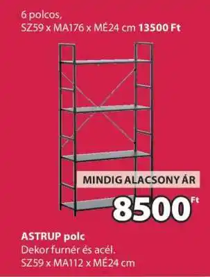 JYSK ASTRUP polc ajánlat