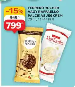 Auchan FERRERO ROCHER VAGY RAFFAELLO PÁLCIKÁS JÉGKRÉM ajánlat