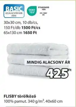 JYSK FLISBY törölköző ajánlat