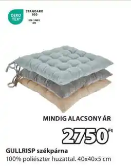 JYSK GULLRISP székpárna ajánlat