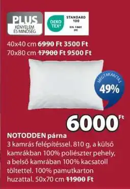 JYSK NOTODDEN párna ajánlat