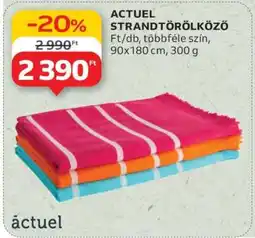 Auchan ACTUEL STRANDTÖRLÖKÖZŐ ajánlat