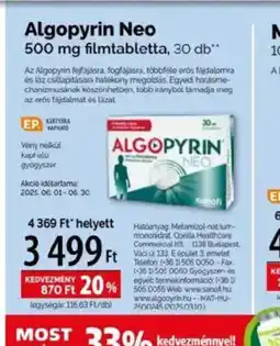 Pingvin Patika Algopyrin Neo ajánlat