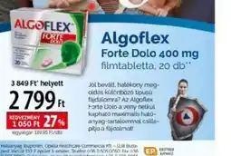 Pingvin Patika Algoflex Forte Dolo 400 mg filmtabletta ajánlat