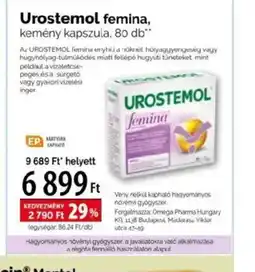 Pingvin Patika Urostemol femina ajánlat