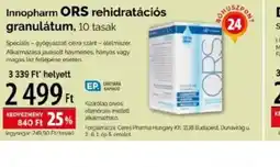 Pingvin Patika Innopharm ORS rehidratácis granulátum ajánlat