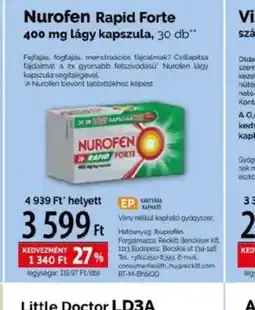 Pingvin Patika Nurofen Rapid Forte ajánlat