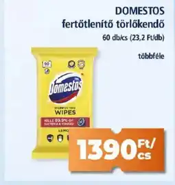 DOMESTOS fertőtlenítő törlőkendő