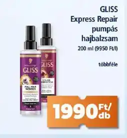 Goods Market GLISS Express Repair pumpás hajbalzsam ajánlat