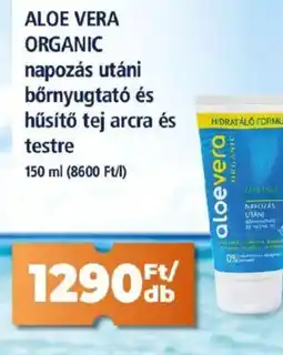ALOE VERA ORGANIC napozás utáni bőrnyugtató