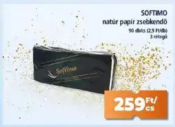 Goods Market SOFTIMO natúr papír zsebkendő ajánlat