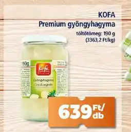 Goods Market KOFA Premium gyöngyhagyma ajánlat