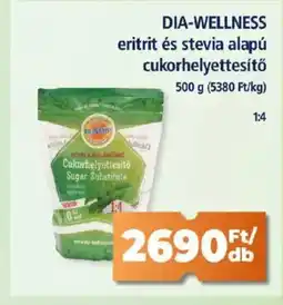 DIA-WELLNESS eritrit és stevia alapú