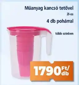 Goods Market Műanyag kancsó tetővel ajánlat