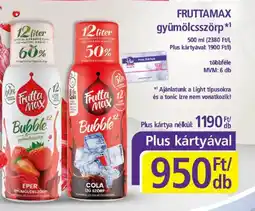 FRUTTAMAX gyümölcsszörp