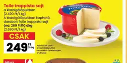 Spar Tolle trappista sajt ajánlat