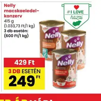 Spar Nelly macskaeledel-konzerv ajánlat
