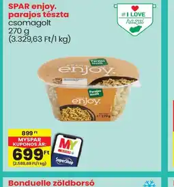 Spar Spar Enjoy parajos tészta ajánlat