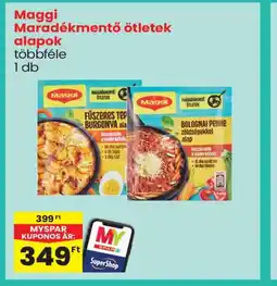 Spar Maggi Maradékmentő ötletek alapok ajánlat