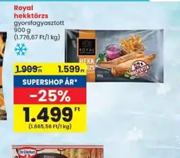 Spar Royal hekktörzs ajánlat