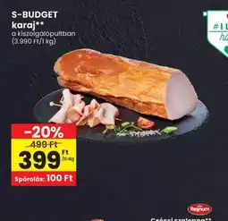 Spar S-Budget Karaj ajánlat