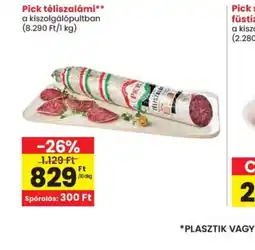 Spar Pick téliszalámi ajánlat