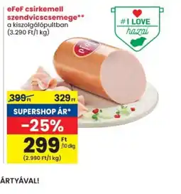 Spar eFeF csirkemell szendvicscsemege ajánlat