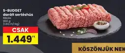 Spar S-Budget darált sertéshús ajánlat