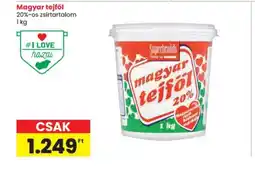Spar Magyar tejföl ajánlat
