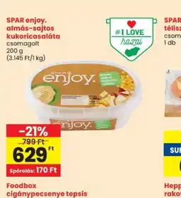 Spar Spar Enjoy Almás-sajtos kukoricasaláta ajánlat