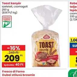 Spar Toast kenyér ajánlat