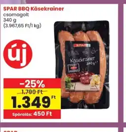 Spar SPAR BBQ Käsekrainer ajánlat