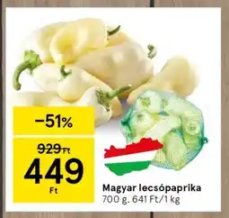 Tesco Magyar lecsópaprika ajánlat