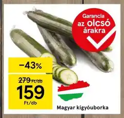 Tesco Magyar kígyóuborka ajánlat