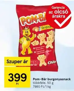 Tesco Pom-Bär burgonyasnack ajánlat