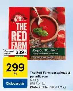 Tesco The Red Farm passzírozott paradicsom ajánlat