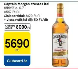 Tesco Captain Morgan szeszes ital ajánlat