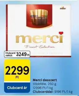 Tesco Merci Desszert ajánlat